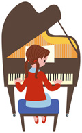 ピアノイラスト